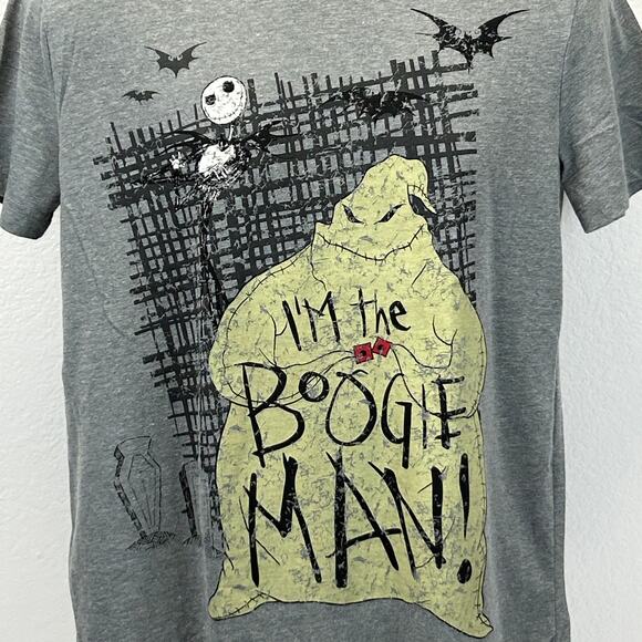 Oogie Boogie T Shirt Mens M Medium Gray The Nightmare Before Christmas Disney - Picture 3 of 7